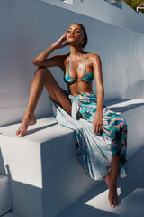 LILISROSE Azure Swim Top Print