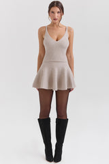 biscuit wool cashmere camisole top
