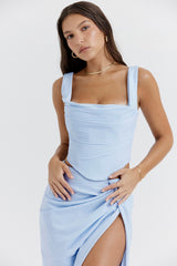 soft blue corset