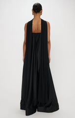 Tinsley Tube Dress ~ Black Luxe Satin