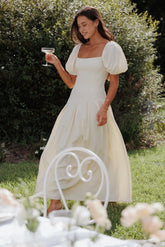 Kinlee Maxi Dress - Butter Yellow