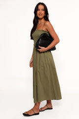 Nigella Maxi Dress - Olive Green