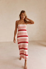 Anya Dress - Pink Stripe