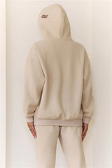 BASE Fleece Slip On Hoodie Beige