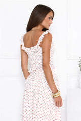 Trendsetters Hour Polka Dot Set White