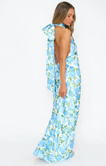 Lisa Maxi Dress ~ Cottage Floral Blue