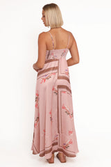 Elanor Maxi Dress - Pink Cocoa
