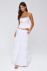 Garden Daze Lace Top White