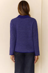 Mayfair Jersey Blue Stripe