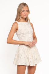 Briar Lace Mini Dress - Cream