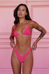 Retro Reef Swim Top Pink