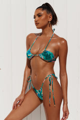 LILISROSE Azure Swim Top Print