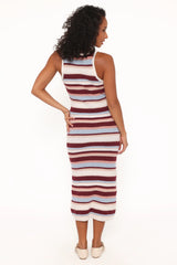 Barnes Midi Dress - Multi Stripe