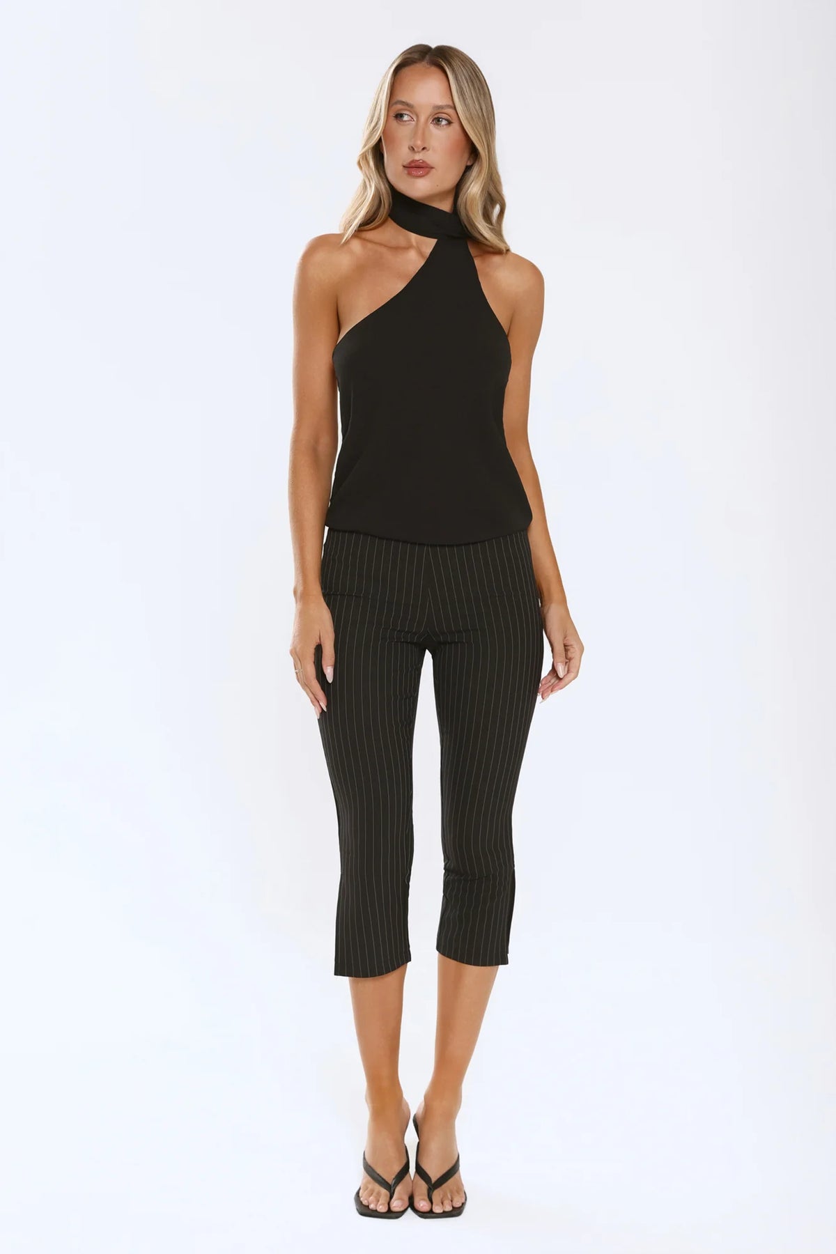Enter In Style Crop Top Black