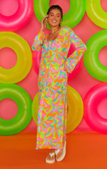 Santos Cover Up ~ Neon Tropics