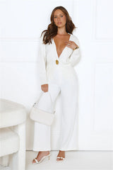 Noir Allure Knit Cardigan Cream