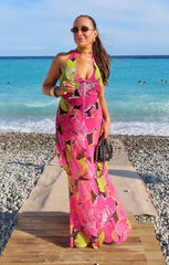 Katia Maxi Dress ~ Tropic Nights Mesh