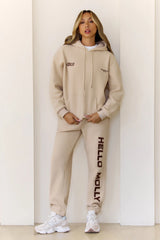BASE Fleece Slip On Hoodie Beige