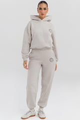 cloud fleece back jogging trousers