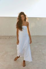 Palais Maxi Dress - White